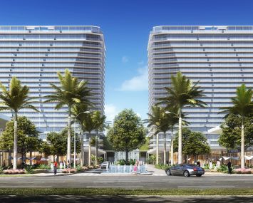 Oasis Hallandale. Credit: Arquitectonica