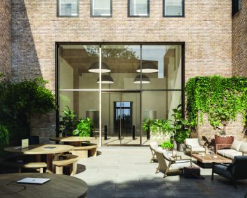 Other upgrades include a new courtyard on the ground floor with seating and plants.