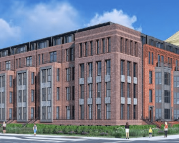 A rendering of 15th and S., a new multifamily planned in D.C.