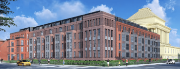A rendering of 15th and S., a new multifamily planned in D.C.