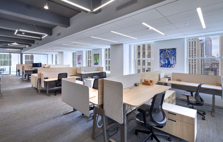 Crestline's new office space.