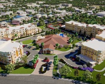 A rendering for The Alloro at University Groves in Sarasota, Fla.