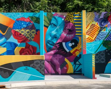 Part of Bryant Street's 5,000 square feet of murals.