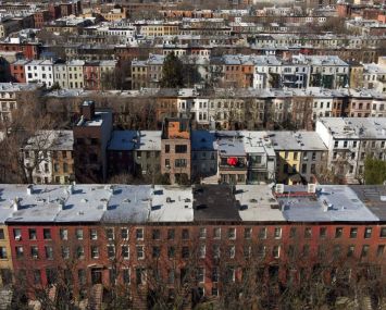 Aerial view of Brooklyn