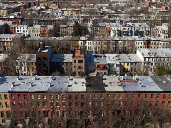 Aerial view of Brooklyn
