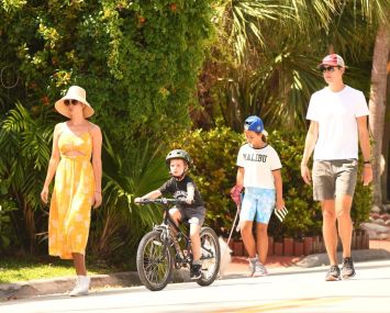 Jared Kushner and family in Miami, June 2021.