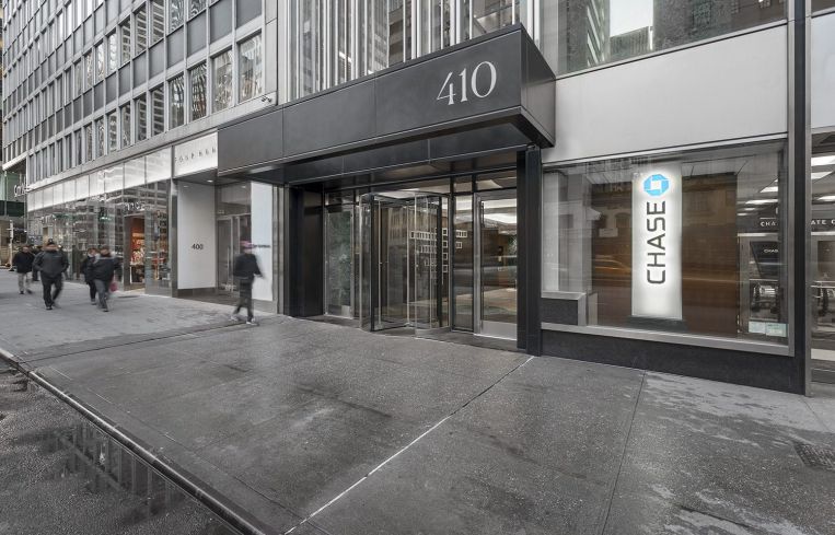 The renovation also encompassed a new entrance canopy.