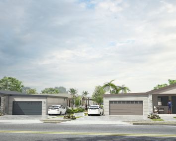 A rendering of the development.