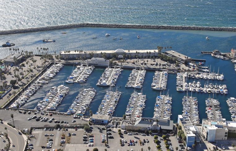 The Portofino Hotel & Marina at 260 Portofino Way in Redondo Beach.