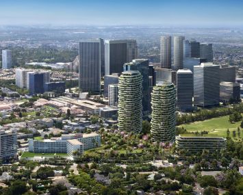 A rendering of One Beverly Hills, a mult