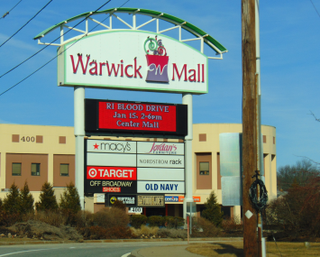 The Warwick Mall in Rhode Island. 