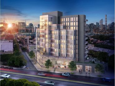 A rendering of The Prime LIC at 22-43 Jackson Avenue in Long Island City, Queens.