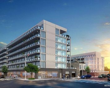 A rendering for 1580 Nostrand Avenue in Brooklyn's Prospect Gardens neighborhood.