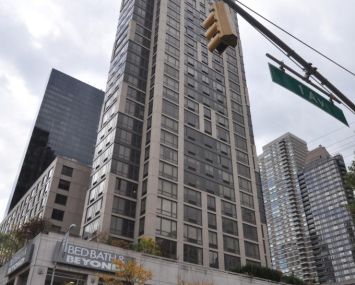 410 East 61st Street, with the retail property at the base.