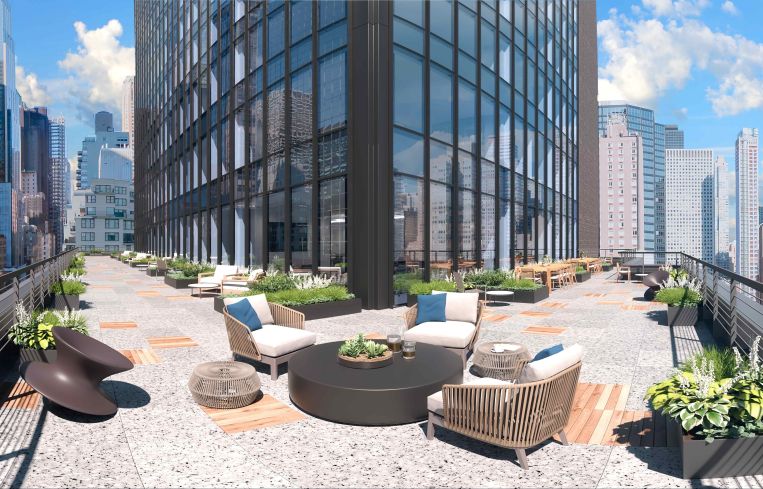 Some mechanical space on the 12th floor is being converted to a terrace.