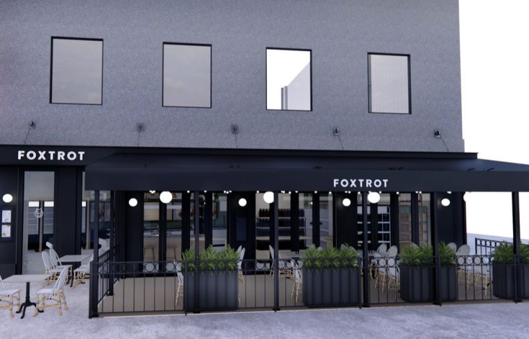 A rendering of D.C.'s newest Foxtrot location.