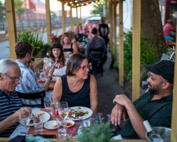 Diners in New York City