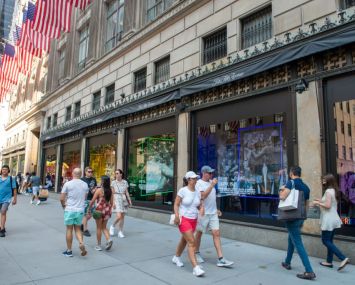 Saks Fifth Avenue Manhattan flagship.