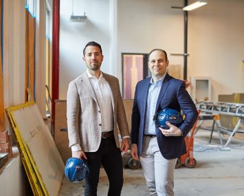 Jared Chassen and Jeffrey Simpson of Arch Companies at 11 Greene Street.