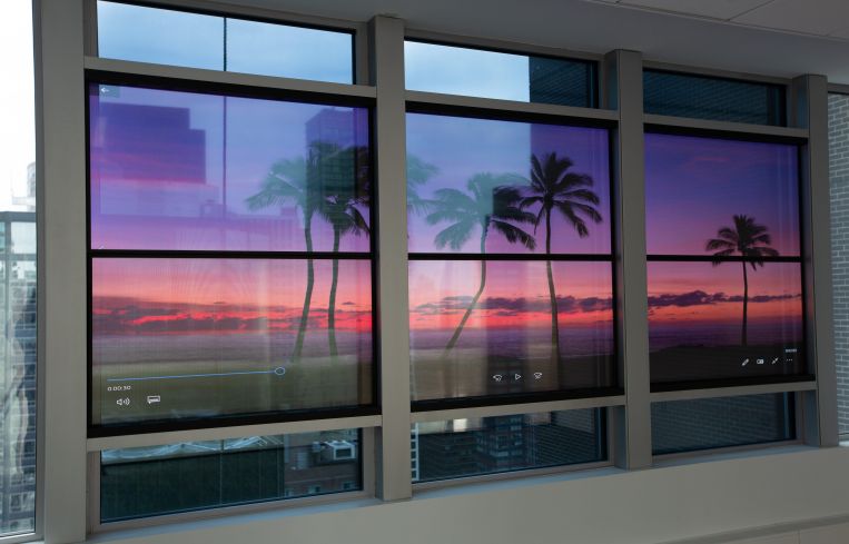 New windows manufactured by View allow tenants to customize the tint of their windows, and for an extra fee, they can add video enabled windows that can be controlled from a phone, tablet or laptop.