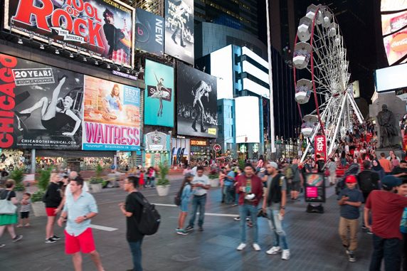 Rendering of the Times Square Ferris Wheel.
