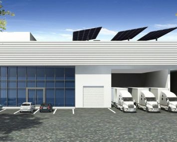 A rendering of the planned light industrial development at 13007 Yukon Avenue in Hawthorne, Calif.