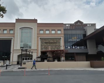 Some retail and restaurant frontage at the Tysons Galleria mall in McLean, Va.