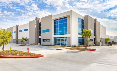 The new building, called Harvill Logistics Center, totals more than 300,000 square feet in Riverside County.