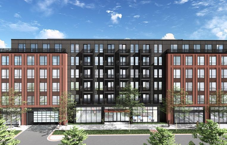 A rendering of Kite House at The Parks at Walter Reed.
