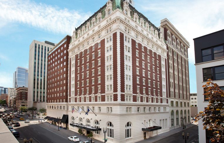The Benson Hotel in Portland, which will soon be under the flag of Hilton's Curio Collection.