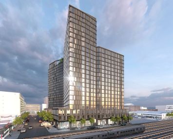 A rendering of BRP Companies' Archer Towers project.
