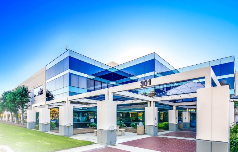 It’s located at 901 Corporate Center Drive just off the 10 and 710 freeways in the city of Pomona. It’s currently leased to Lereta, a tax and flood service provider.
