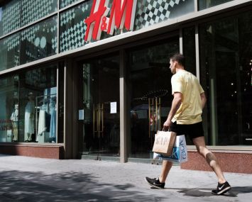 Man with shopping bag
