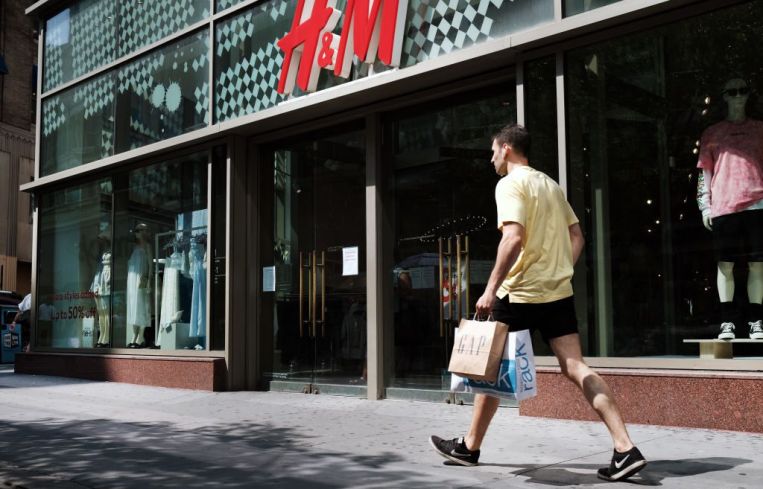 Man with shopping bag