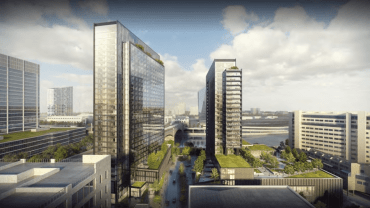 A rendering for PMC Property Group's Riverwalk Tower project in Philadelphia. 