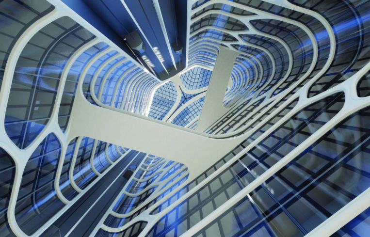 A massive internal atrium will stretch from the ground floor to the 25th.