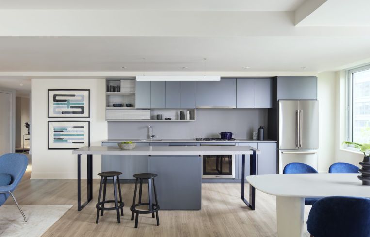 Inside a kitchen at West Half.