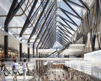 One of the potential redevelopment plans for Penn Station that the MTA unveiled earlier in 2021.