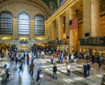 The main concourse of Grand Central Terminal.