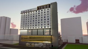 A rendering of Cambria Hotel Austin Downtown.