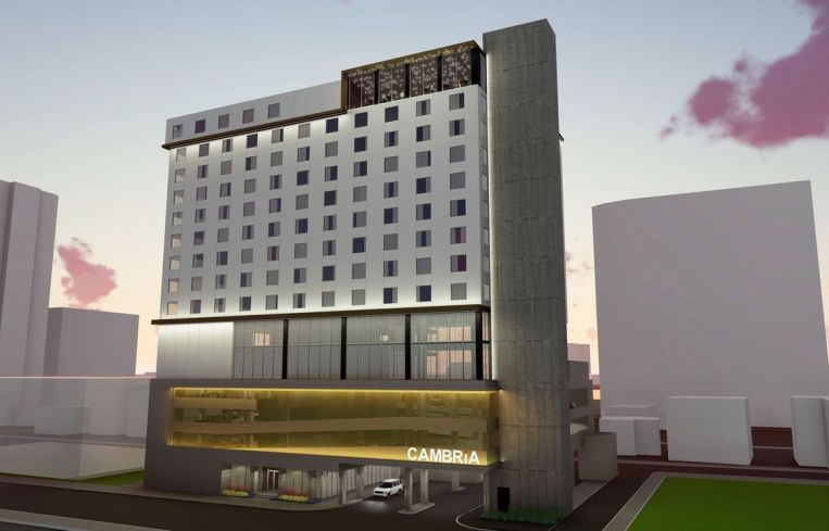 A rendering of Cambria Hotel Austin Downtown.