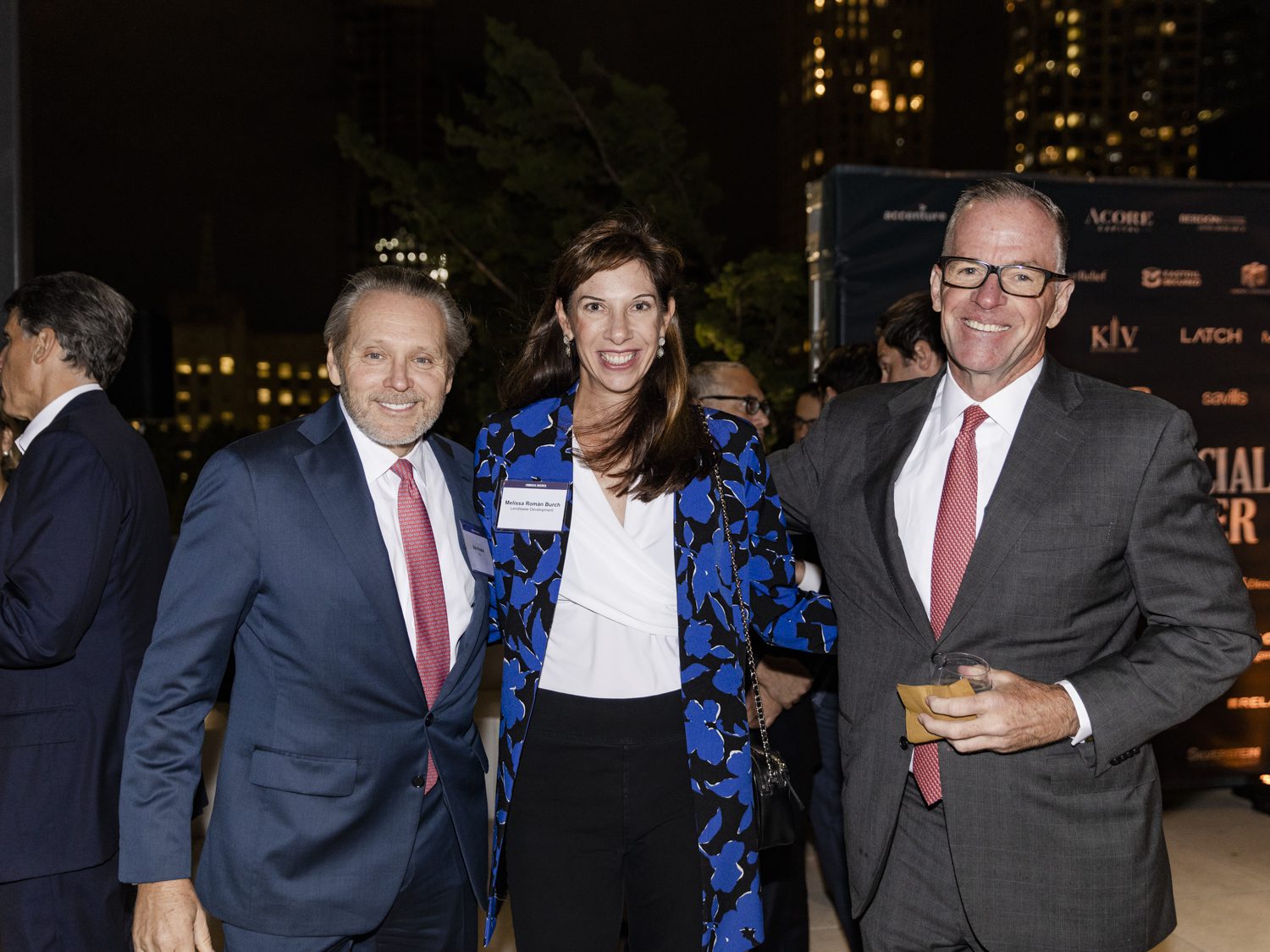From left: Robert Knakal, Melissa Burch and Paul Massey.
