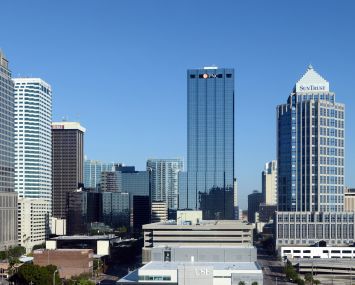 A view of the Tampa skyline.