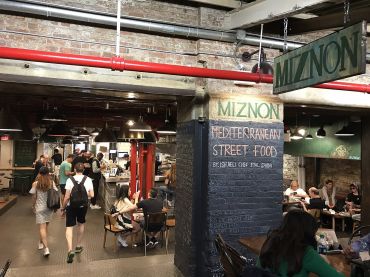 Miznon in Chelsea Market, New York.