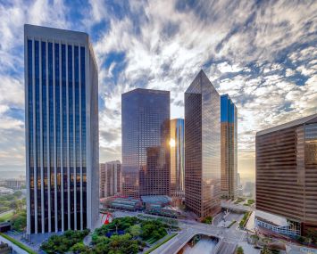 Oaktree Capital's headquarters is at the Wells Fargo Center in Downtown Los Angeles.