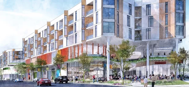 A rendering of The John Buck Company and 3MR Capital's 11111 Jefferson Blvd. mixed-use project in Culver City, Calif. 