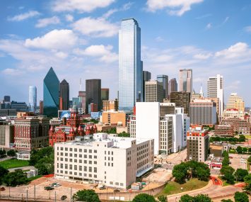 An image overlooking the Dallas metro area, where nearly 30 percent of the allocated loan amount in this CMBS deal is concentrated.