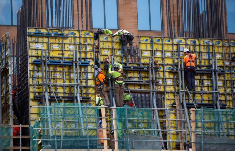 Construction site in Brooklyn