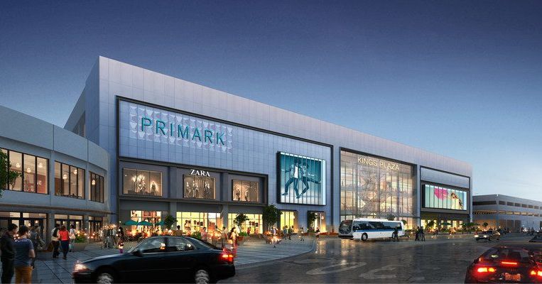 A large glass building housing the department store Primark.