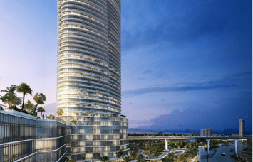 A rendering of Miami River. 